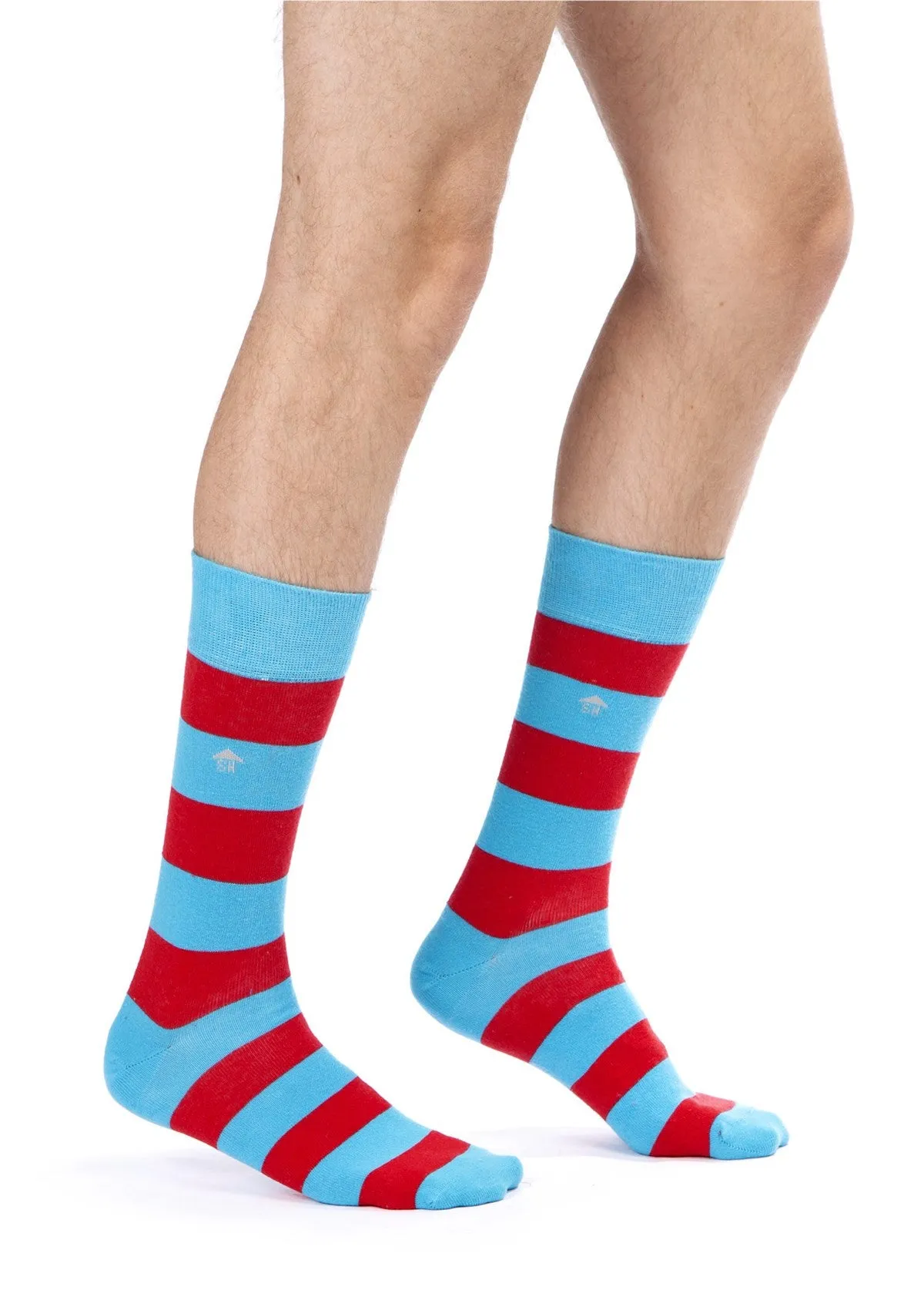 Thick Stripes Design Men Socks