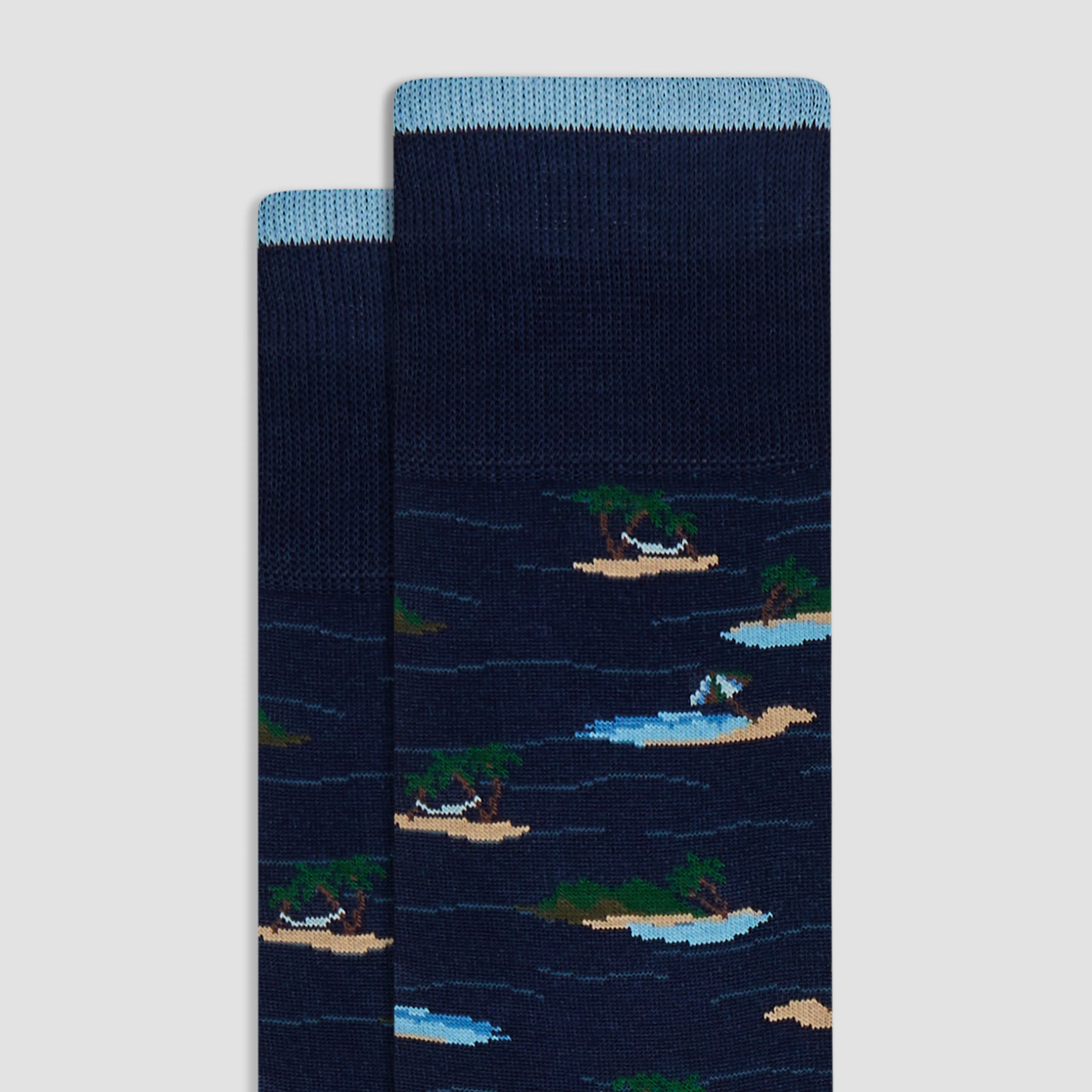 Tiny Island Mid-Calf Socks