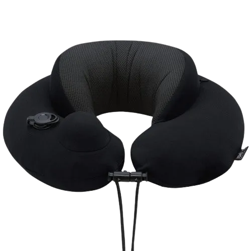 Travelmall Premium Inflatable Neck Pillow with 3D Pump and Memory Foam