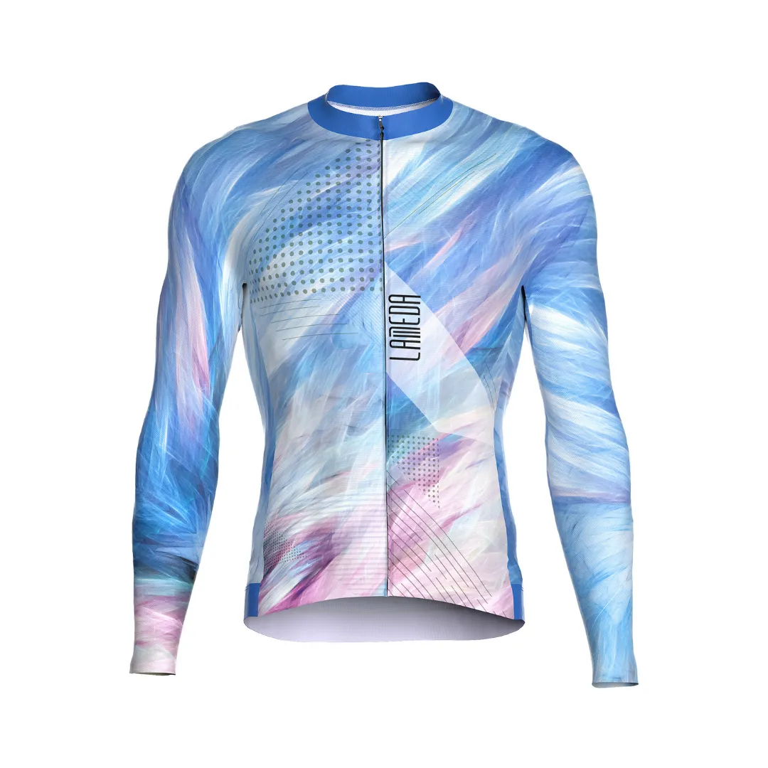 Tricota larga Peacock Blue Z127 LAMEDA Unisex