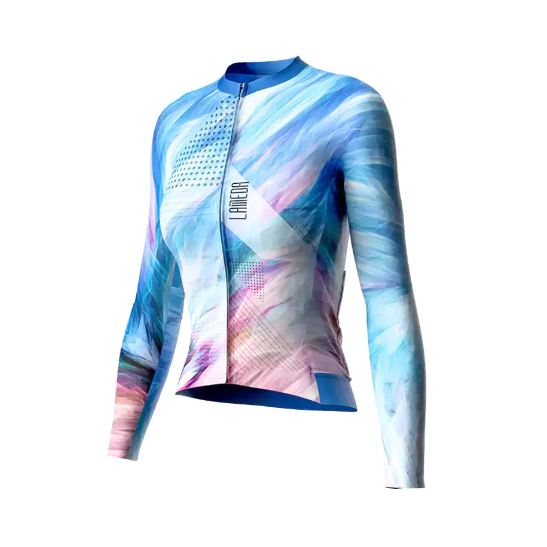 Tricota larga Peacock Blue Z127 LAMEDA Unisex