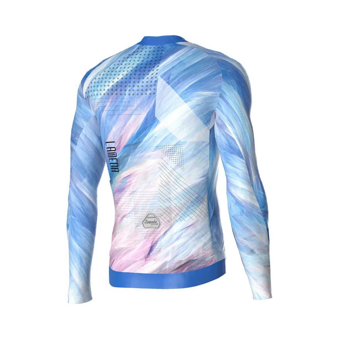 Tricota larga Peacock Blue Z127 LAMEDA Unisex
