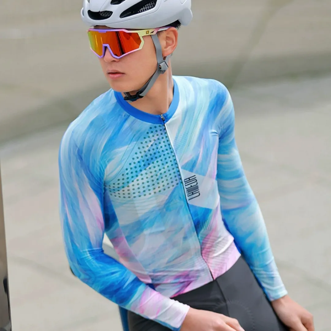 Tricota larga Peacock Blue Z127 LAMEDA Unisex