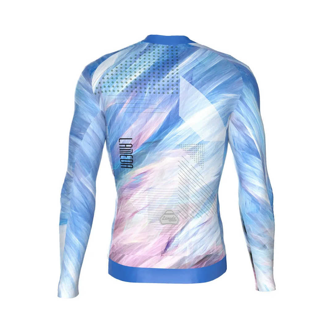 Tricota larga Peacock Blue Z127 LAMEDA Unisex