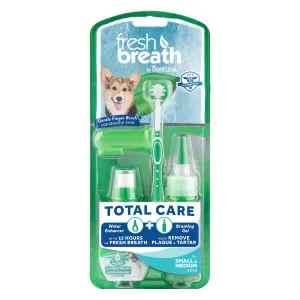 TropiClean Fresh Breath Total Care Small & Medium Dog Dental Kit