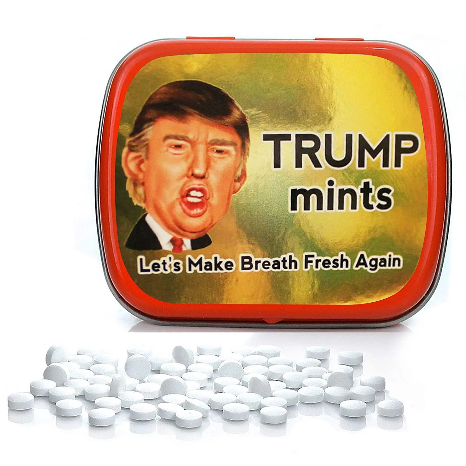 Trump Make Breath Fresh Again Mints - Trump Peppermint Breath Mints