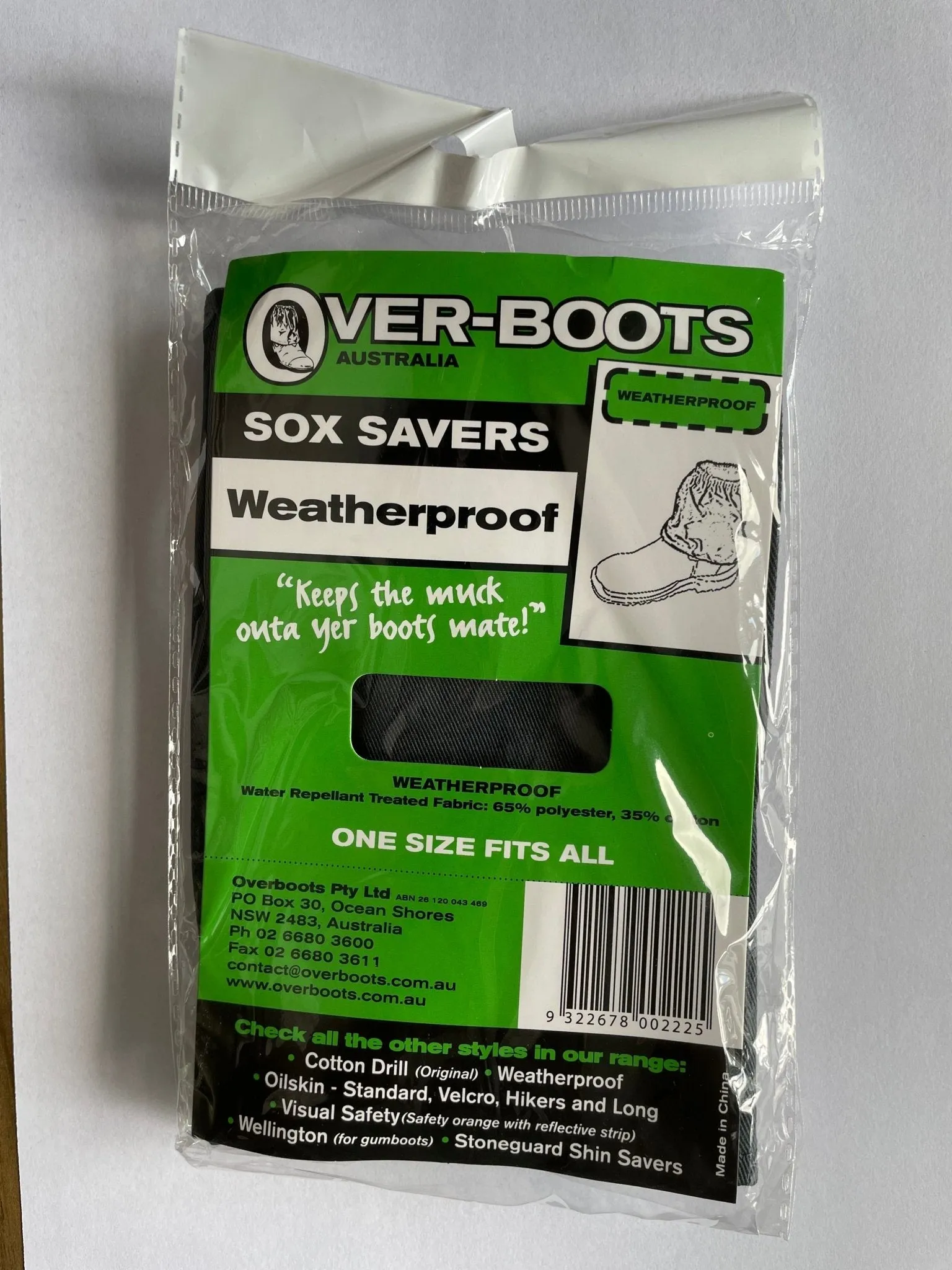 UK Weatherproof Overboots & Sox Savers