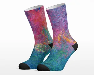 Unisex Socks, Summer Sunrise