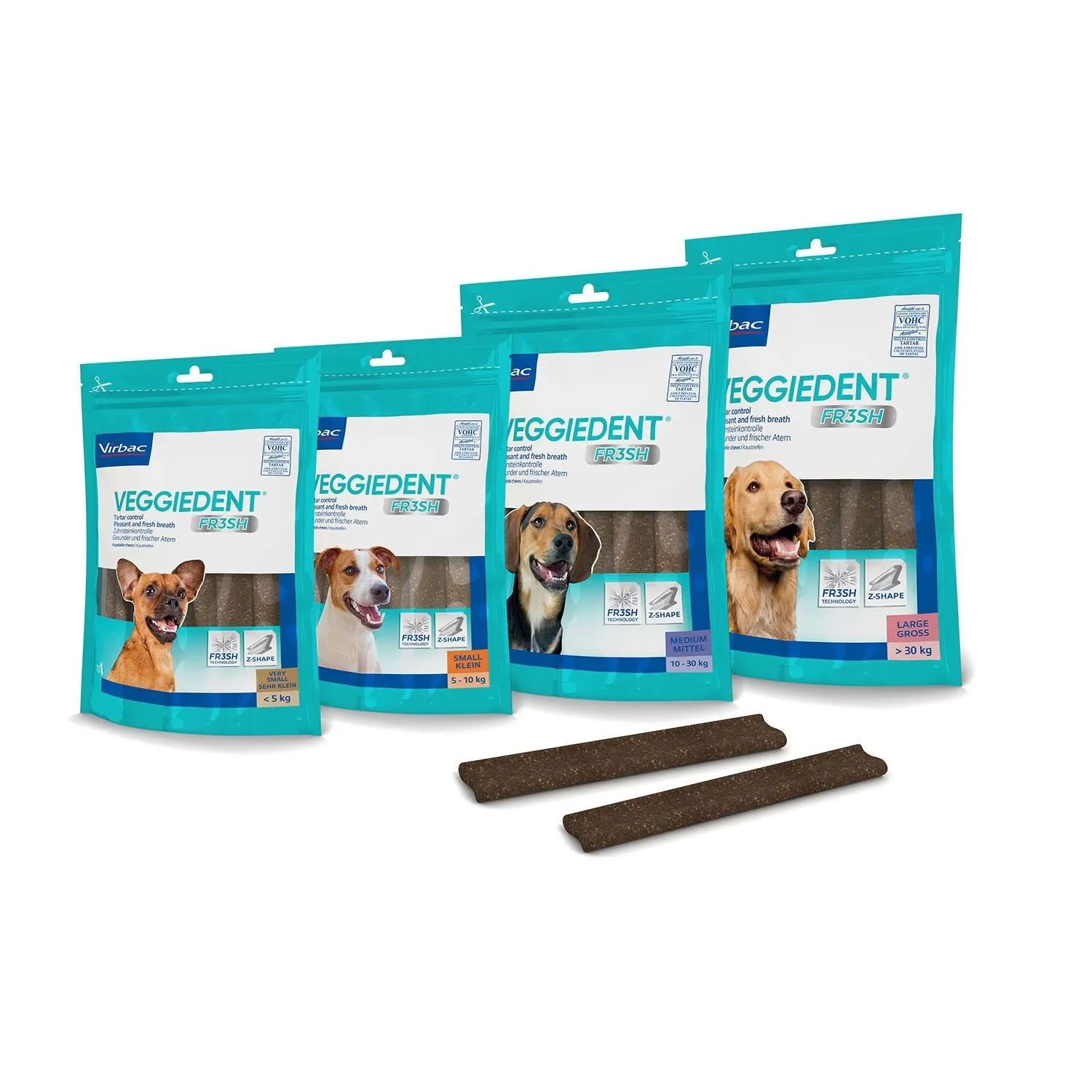 Veggiedent Fr3Sh Chews For Dogs 15 Pack