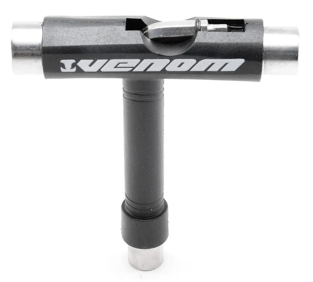 Venom Skateboards T Tool Black, Bearing Lubricant & Truck Rebuild Gift Pack