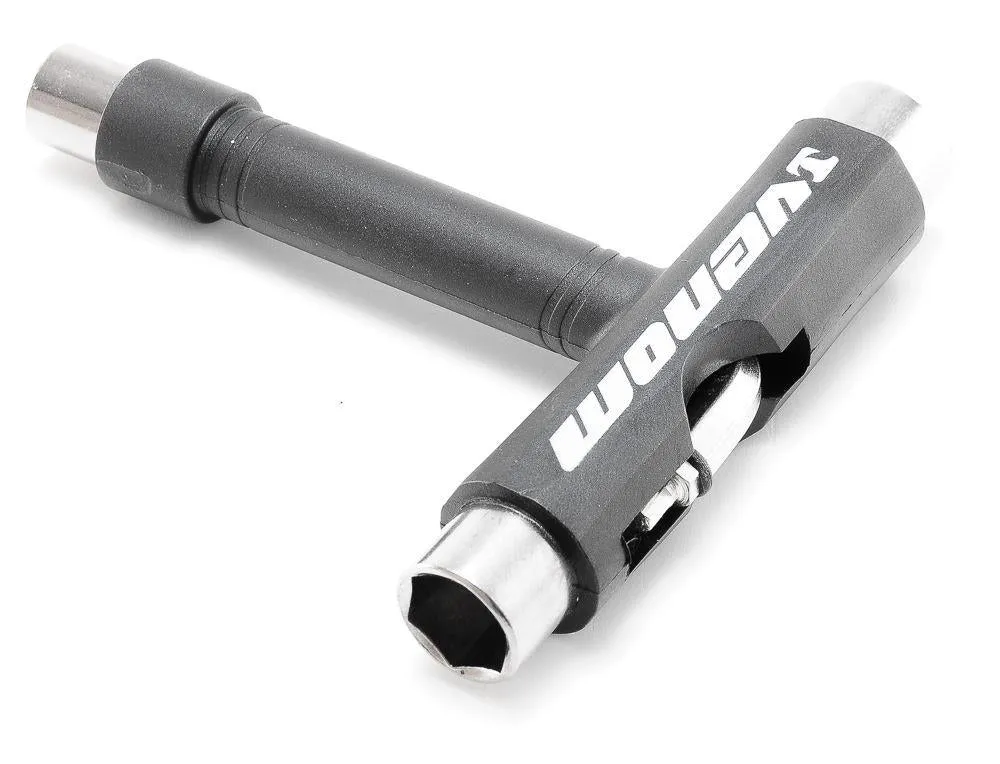 Venom Skateboards T Tool Black, Bearing Lubricant & Truck Rebuild Gift Pack