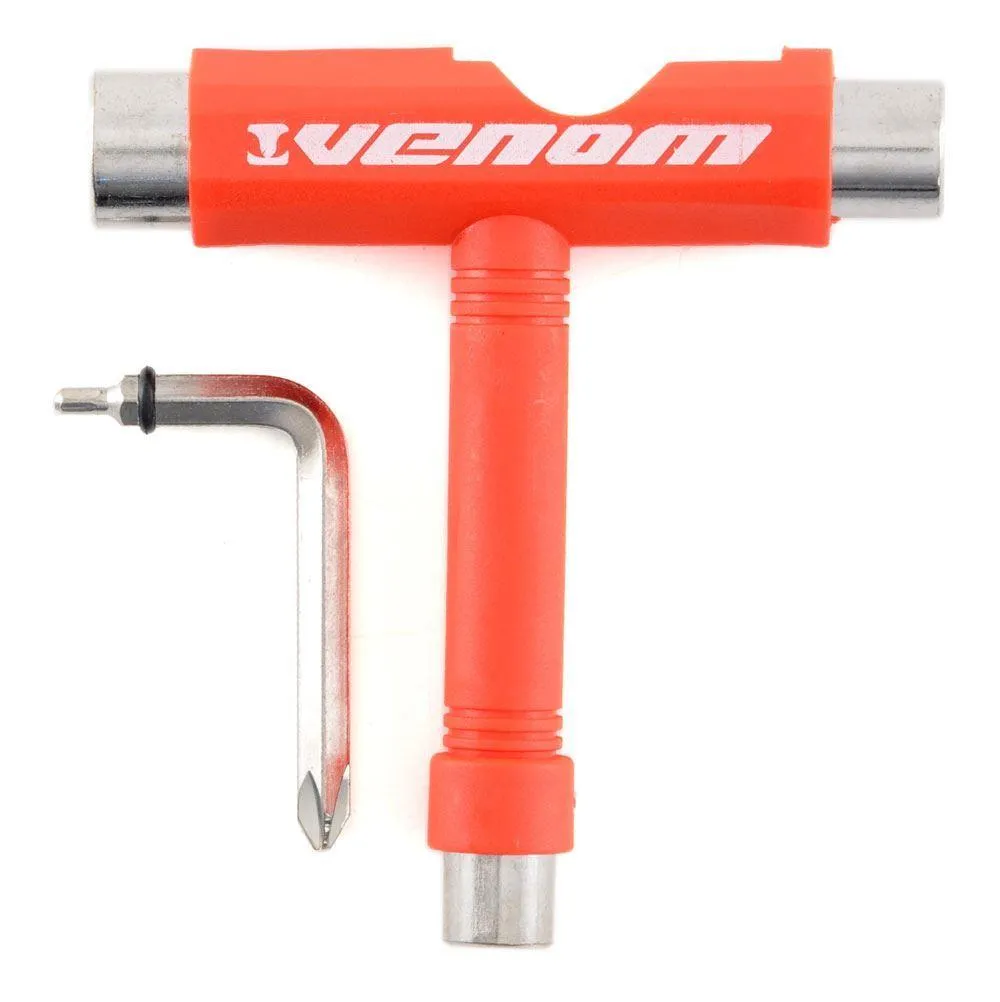 Venom Skateboards T Tool Red & Bearing Lubricant Gift Pack