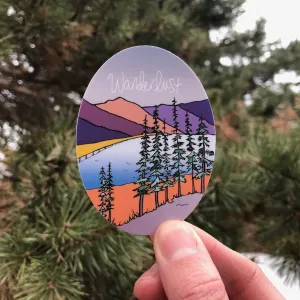Wanderlust Montana Sticker