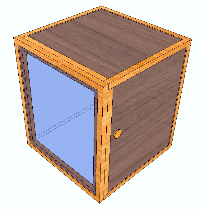 Wooden Tabernacle box with lexan front(Base price shown)