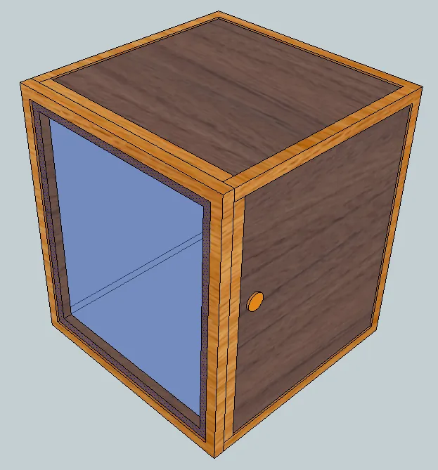 Wooden Tabernacle box with lexan front(Base price shown)