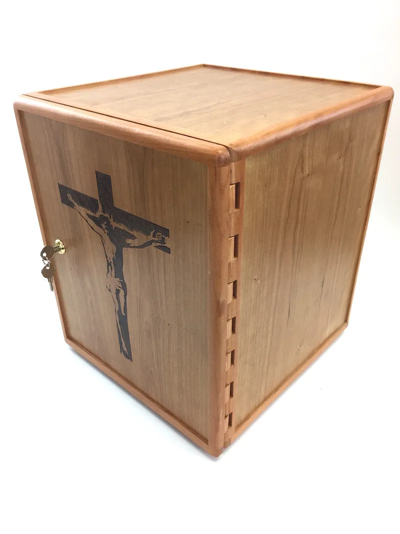 Wooden Tabernacle box with lexan front(Base price shown)