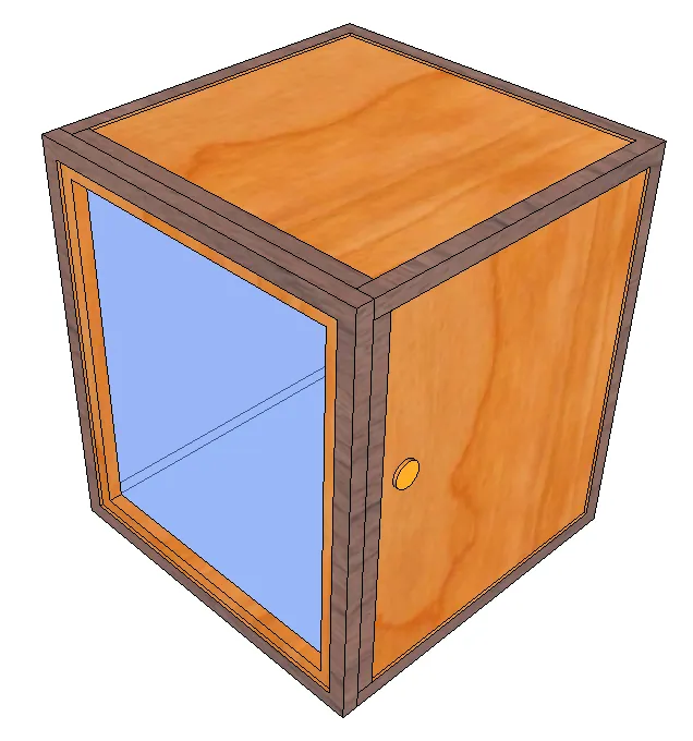 Wooden Tabernacle box with lexan front(Base price shown)