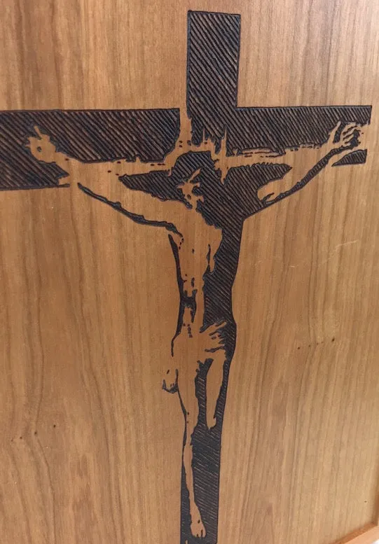 Wooden Tabernacle box with lexan front(Base price shown)