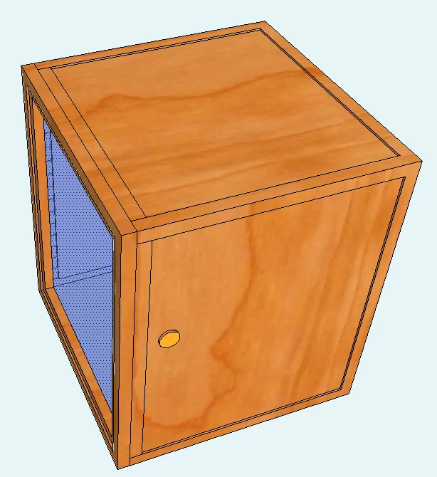 Wooden Tabernacle box with lexan front(Base price shown)