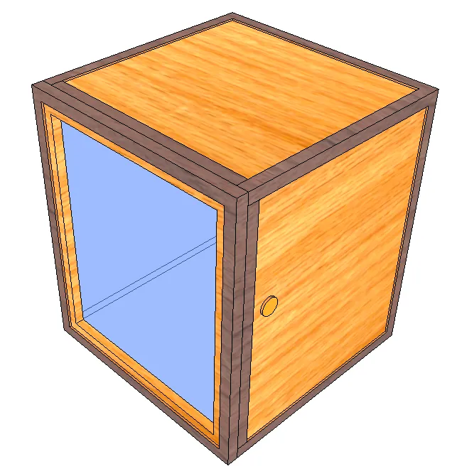 Wooden Tabernacle box with lexan front(Base price shown)