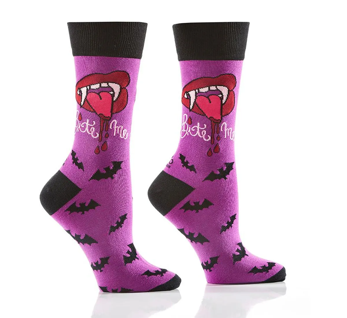 Yo Sox™ Women's Crew Sock, Bite Me