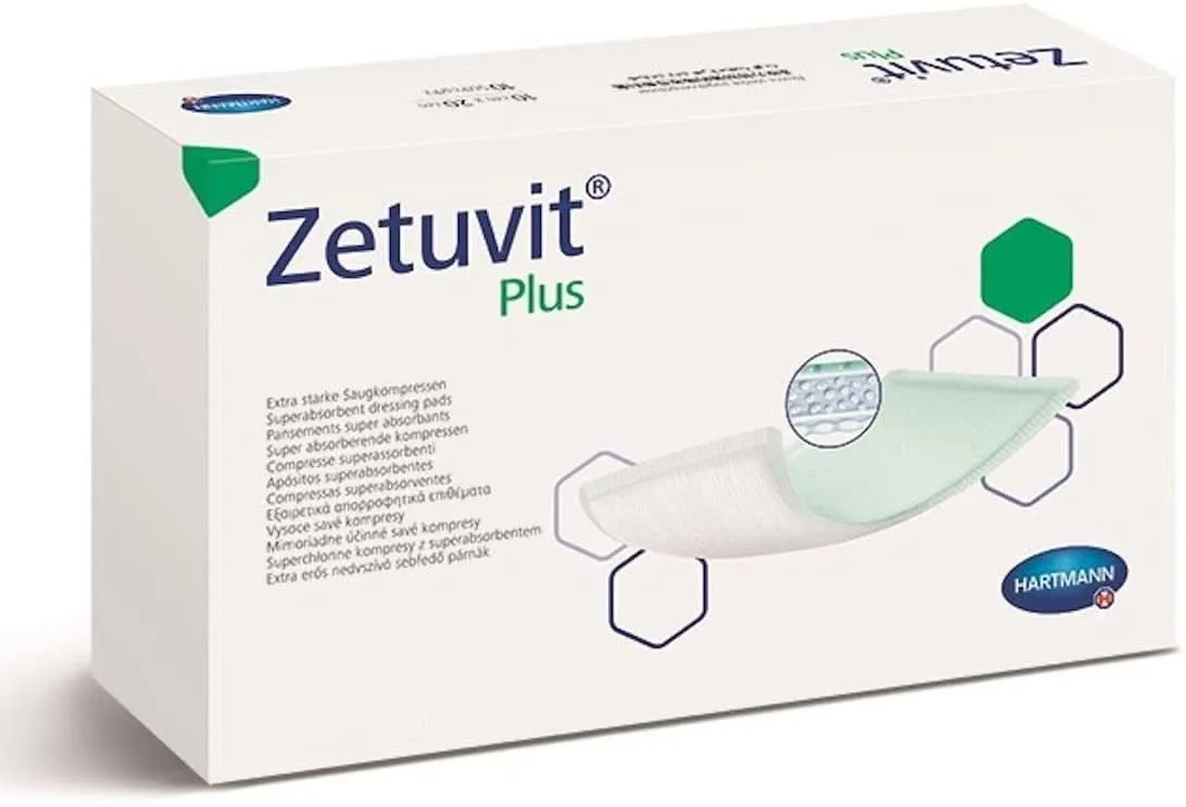 Zetuvit Plus Sterile Dressing pad 20cm x 40cm - Pack of 5